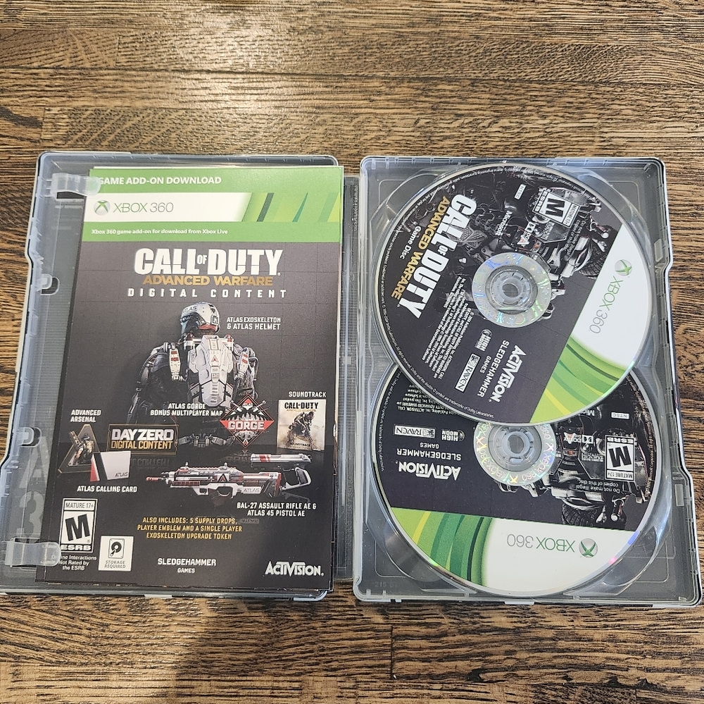 21 Xbox 360 Video Games Lot Including 3 Call Duty + Adv Warfare Atlas Pro, GTA 5 - Picture 3 of 6